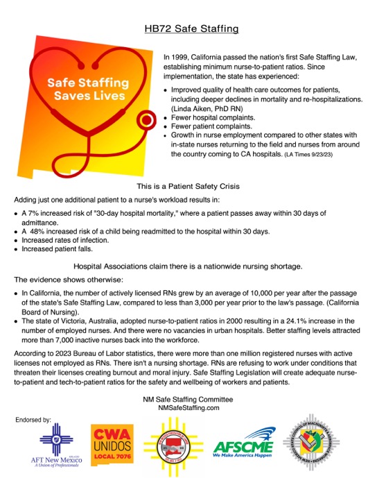 Safe Staffing Fact Sheet 2.2.2025